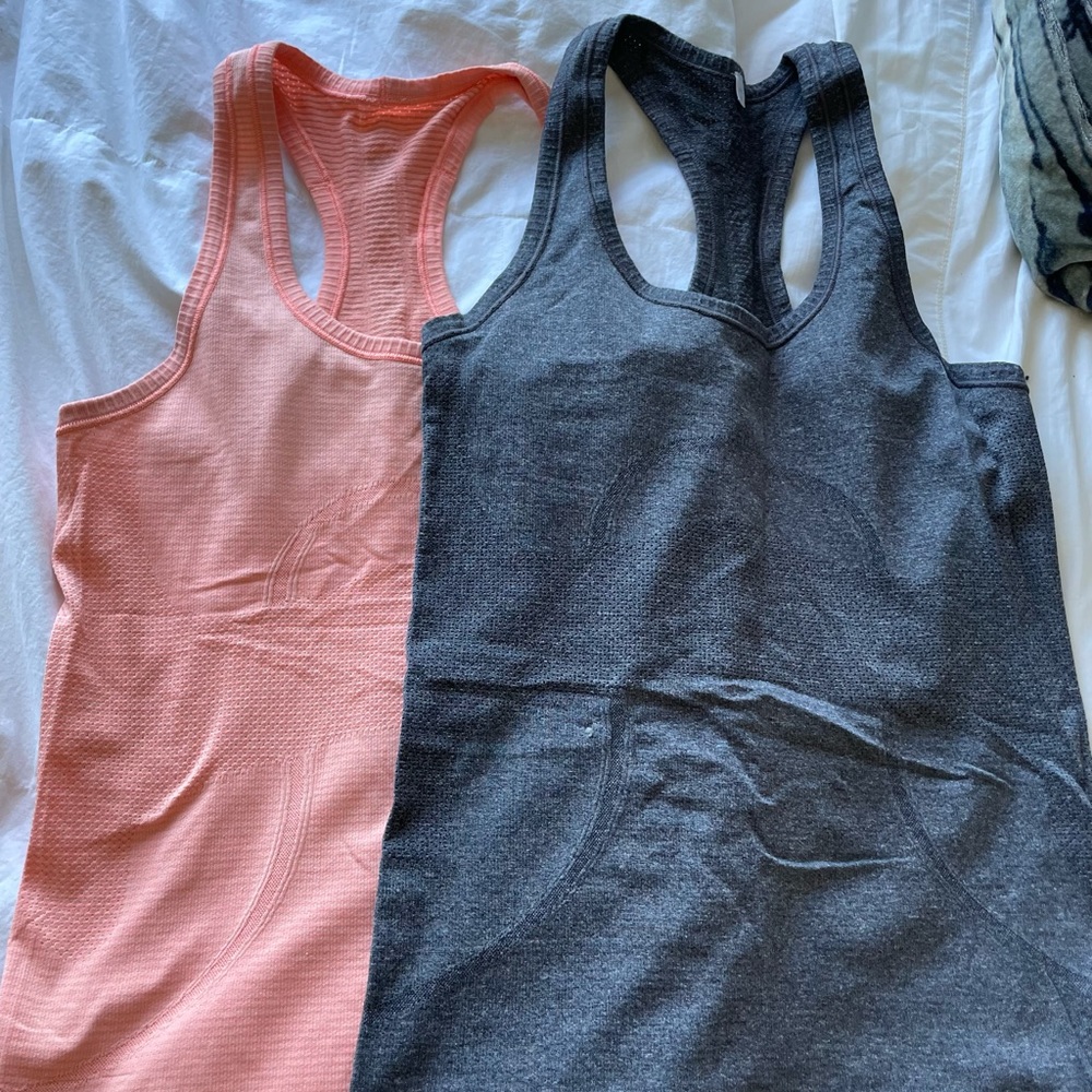 Two Lululemon Tanks
